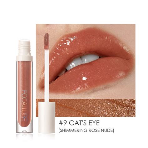 Focallure Plumpmax Nourise Lip Glow High Shine Shimmer Glossy Lips