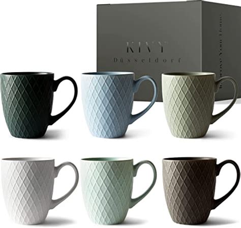 Kivy Kaffeetassen Er Set Ml Hochwertige Kaffeetasse Mit