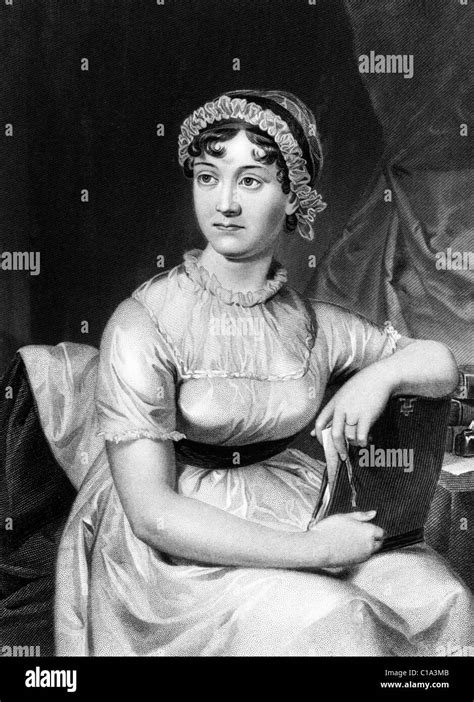 Jane Austen English Novelist Jane Austen Stock Photo Alamy