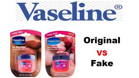 Vaseline Lip Therapy Distinguishing Between Genuine And Fake Products