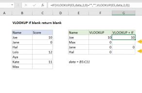 XLOOKUP Return Blank If Blank Excel Formula Exceljet