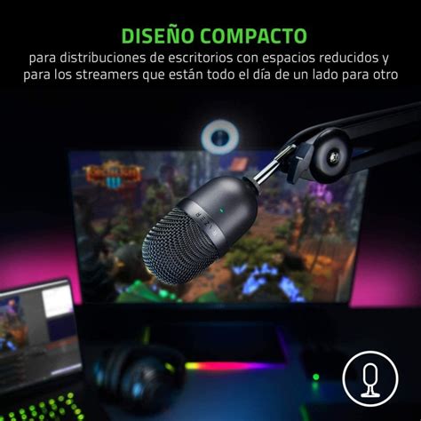 Razer Seiren Mini Micr Fono Compacto Usb Rosa Para Streaming