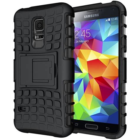 Rugged Tough Armour Case For Samsung Galaxy S Mini Black