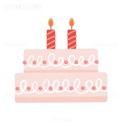 유토이미지 생일 케이크 일러스트