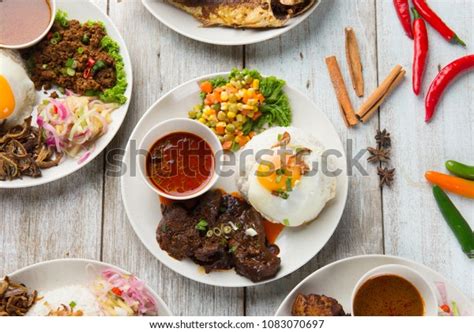 Various Malaysian Rice Dishes Stock Photo 1083070697 | Shutterstock