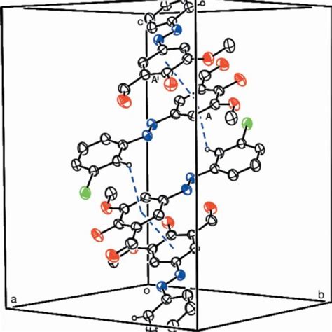 Hydrogen Bonding Interactions In The Title Compound Shown As Dashed Download Scientific