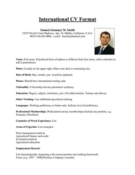 curriculum vitae - Google Search | Job resume format, Resume format, Cv ...