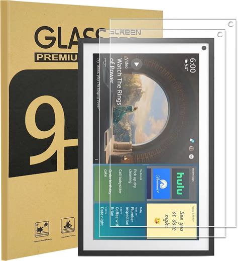 Keanboll Pack Designed For Echo Show Screen Protector Tempered