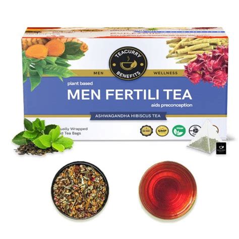 Buy Fertility Tea For Men To Boost Fertility And Count Men Fertility Tea