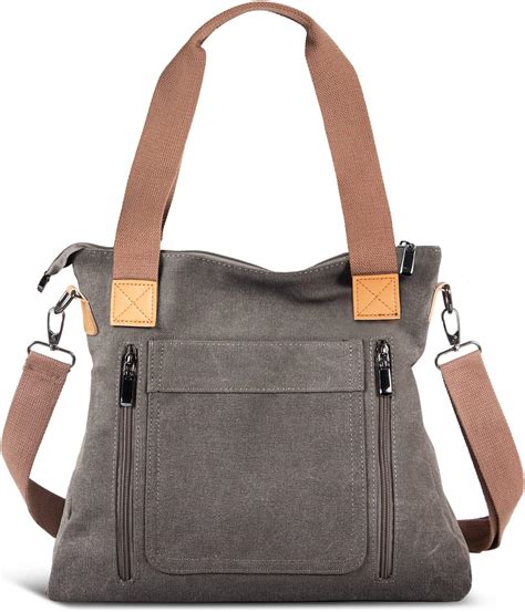 Womens Shoulder Bags Canvas Hobo Handbags Multi Color Casual Messenger