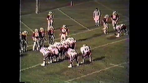 Bluefield Beavers Vs Graham 1987 Football Youtube