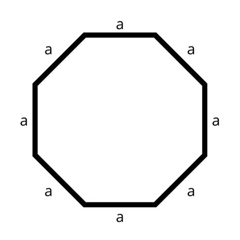 How to find the perimeter of a regular octagon? | Quizlet