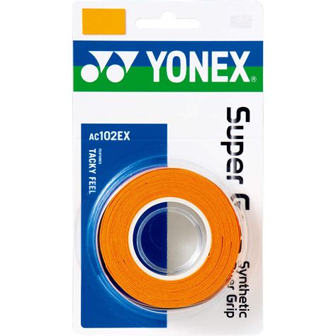 Yonex AC102EX Super Grap Grips Pack Of 3 Orange Tennisnuts