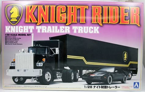 Knight Rider Aoshima Knight Trailer Truck 128 Scale Model Kit