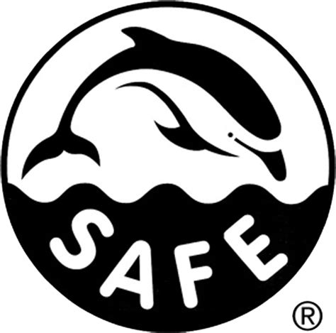 International Marine Mammal Project Dolphin Safe Logo Clipart Large