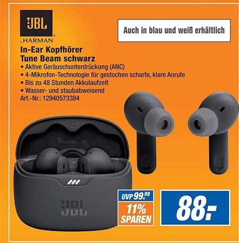 Jbl Vibe Beam In ear kopfhörer Angebot bei ALDI Nord