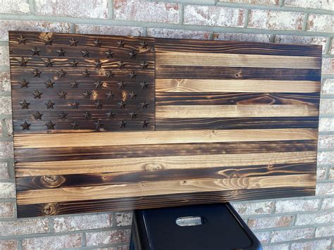 Rustic American Flag