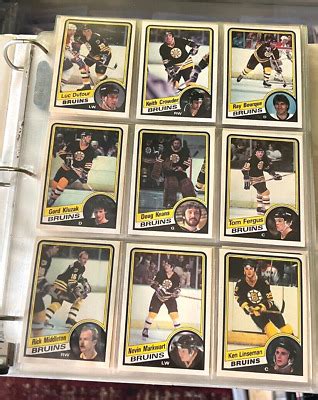 Opc And Topps Opc Complete Hockey Card Sets Nm Nmmt