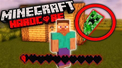 First Day In Minecraft Hardcore Gone Wrong 😱 Youtube