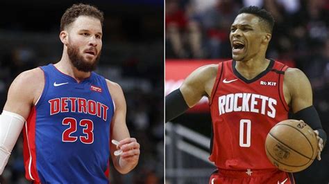 Russell Westbrook To Pistons Rockets To Trade For Blake Griffin And