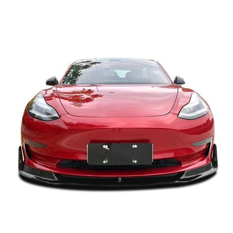 Buy Pp Material With Carbon Fiber Pattern Front Bumper Lip Rear