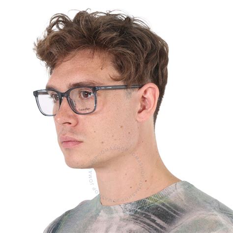 Calvin Klein Demo Square Unisex Eyeglasses Ck21500 429 52 883901134322 Eyeglasses Jomashop