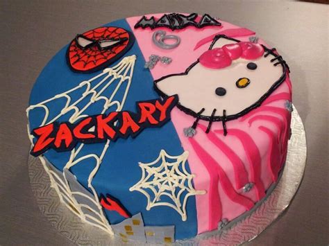 Spiderman Hello Kitty Cake (BS-4645) | ubicaciondepersonas.cdmx.gob.mx