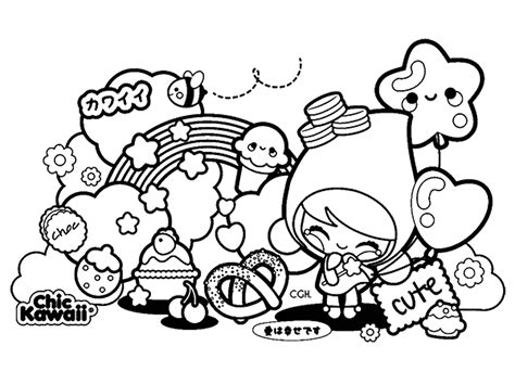 30 Coloriage Kawaii A Imprimer Gratuit