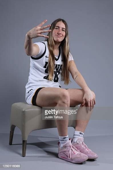 Kate Martin Of The Iowa Hawkeyes Poses For A Portrait During Media News Photo Getty Images