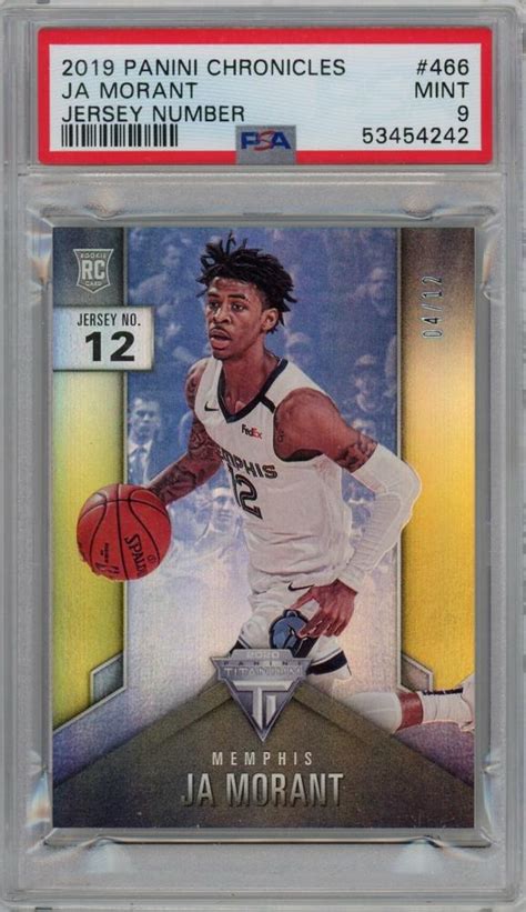 ミントモール MINT 千葉店 2019 20 Panini Chronicles Ja Morant Titanium Jersey