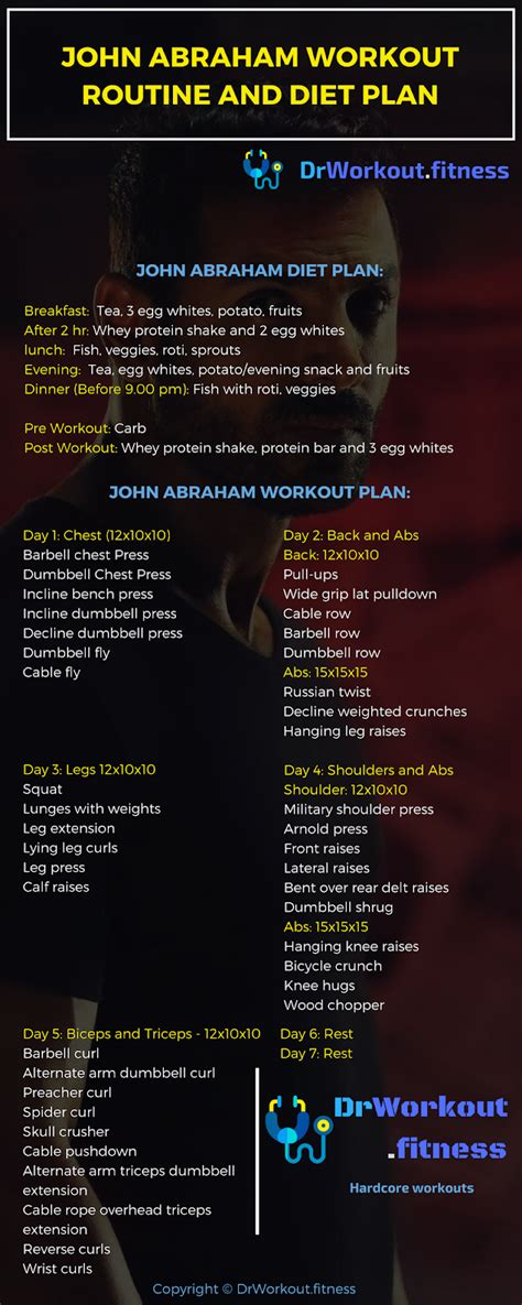 John Abraham Workout Routine and Diet Plan | Dr Workout