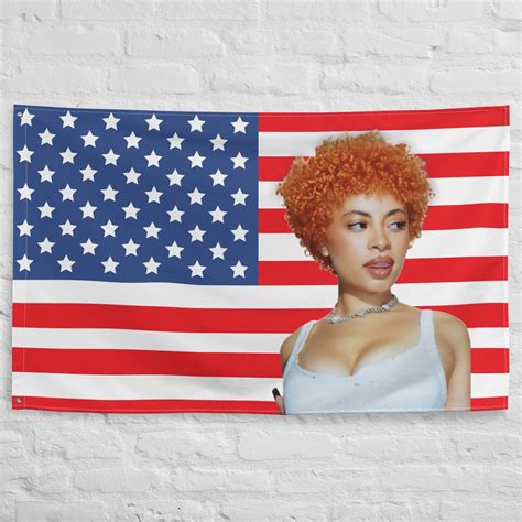 Ice Spice American Flag Tapestry Viral Tiktok Tapestry