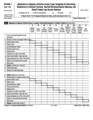 Fillable Online Form Schedule J Fax Email Print Pdffiller