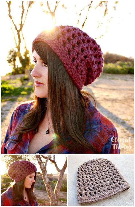 35 Free Crochet Slouchy Beanie Patterns Diy Crafts