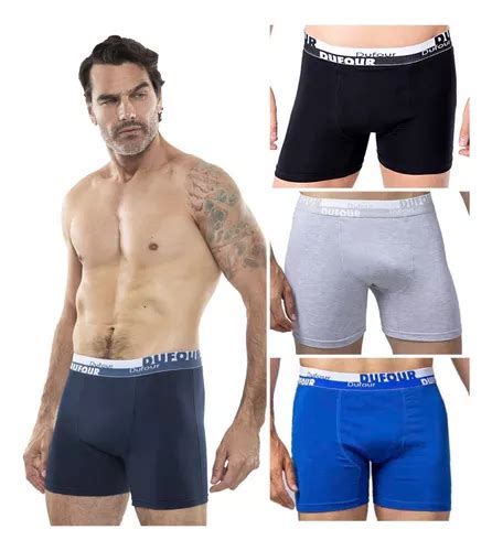 Pack X3 Boxer Dufour Algodon Y Lycra C Elastico Art 12024 MercadoLibre