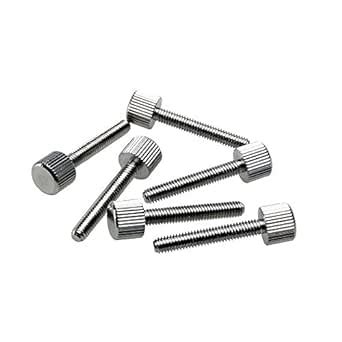 M3 X 14mm Thumb Screws Plain Type Metric Thread Dia 3 0mm Knurled