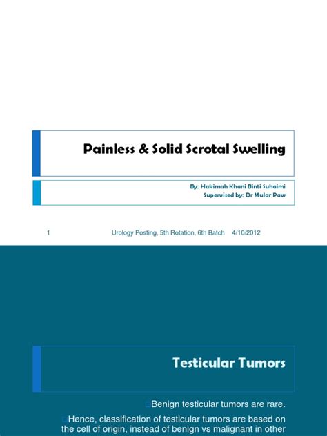 3) Painless & Solid Scrotal Swellings (Reviewed) | Download Free PDF ...