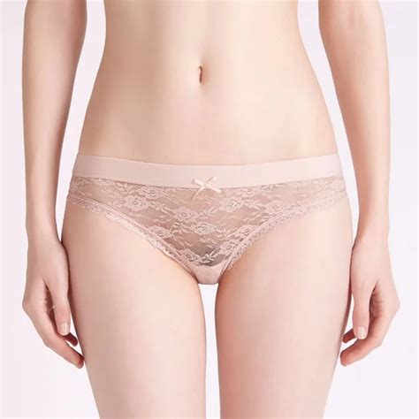 Women Sexy See Through Lace Knickers Briefs 3pcs Classic Briefs Set