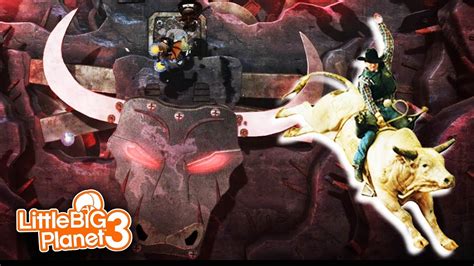 Riding The Bull Little Big Planet 3 Ps4 Multiplayer Youtube