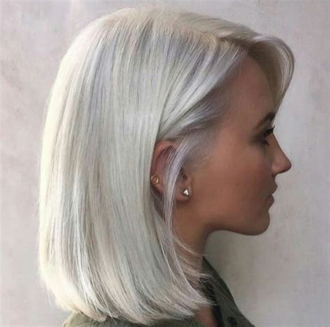 Short Platinum Hair Short Platinum Hair Silver Hair Color Hair Styles