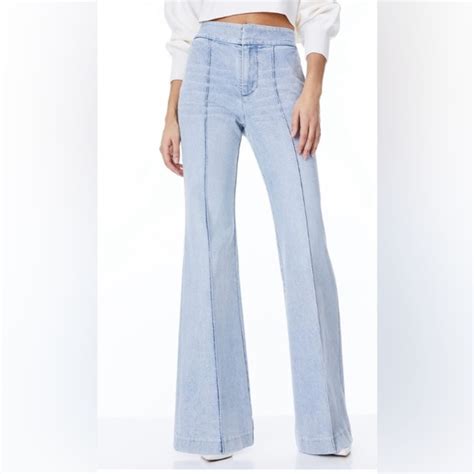 Alice Olivia Jeans Alice Olivia Dylan High Waisted Wide Leg Jean