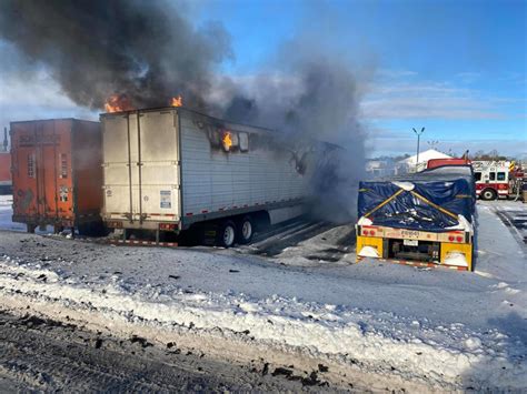 Truck Stop Fire That Burned Four Big Rigs Under Investigation