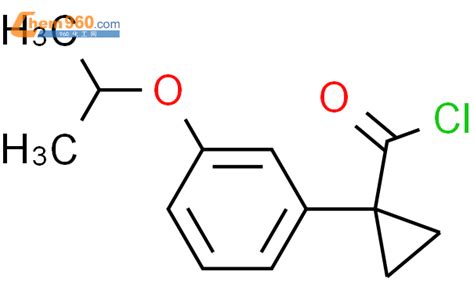 63201 11 6 CYCLOPROPANECARBONYL CHLORIDE 1 3 1 METHYLETHOXY PHENYL