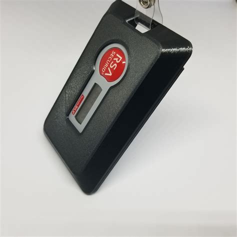 Id Badge And Single Rsa Token Holder Thick Secure Token Holder