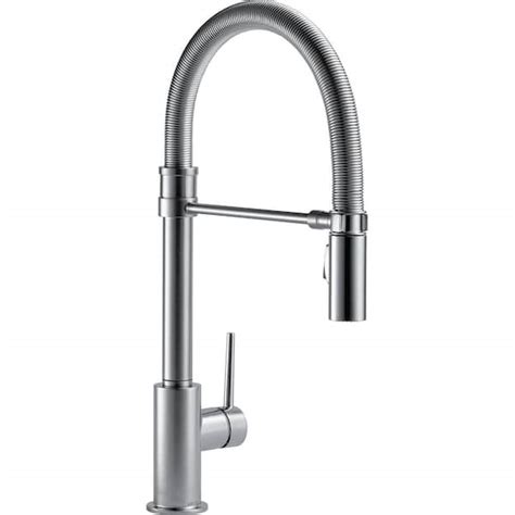 Delta Trinsic Pro Single Handle Pull Down Sprayer Kitchen Faucet With