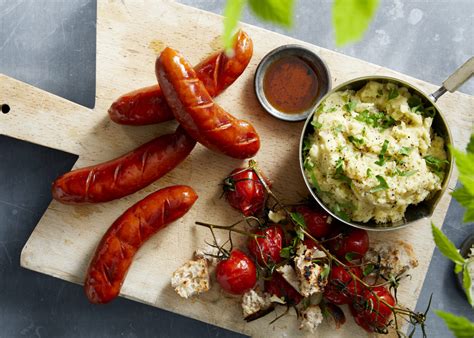 Chorizo Med Potetmos Parmesan Og Tomater Gilde