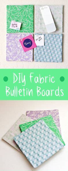 DIY Fabric Bulletin Boards So Clever Cover The Back Too Don T