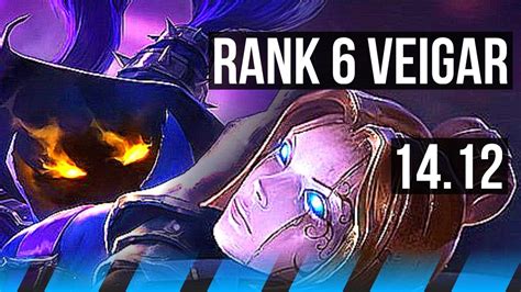 VEIGAR Vs ORIANNA MID Rank 6 Veigar EUNE Master 14 12 YouTube