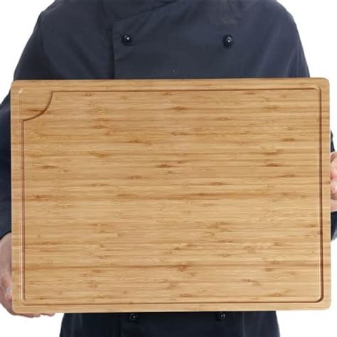 Utoplike Extra Large XXXL Bamboo Cutting Board 24 X16 60cm X 40cm