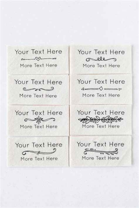 Personalized Sewing Labels for Handmade Items Custom Tags - Etsy